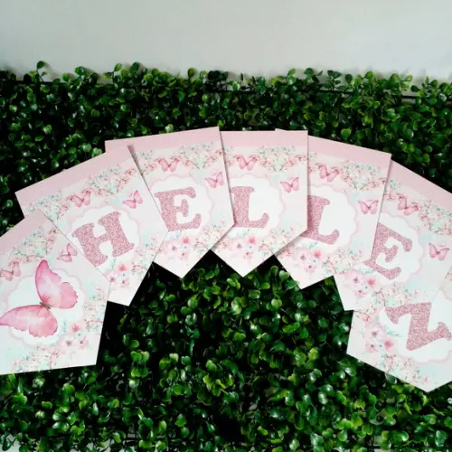 Bandeirola Personalizada Jardim
