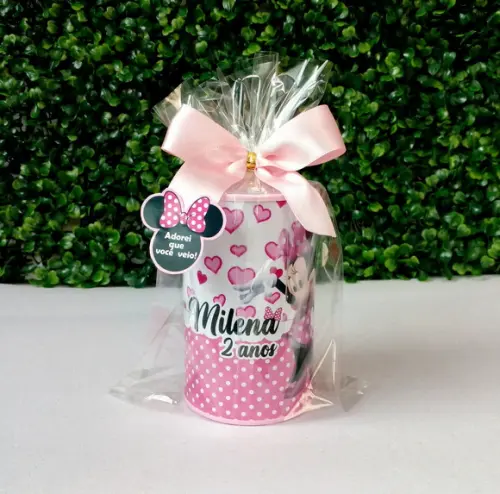 Cofrinho Personalizado Minnie Rosa