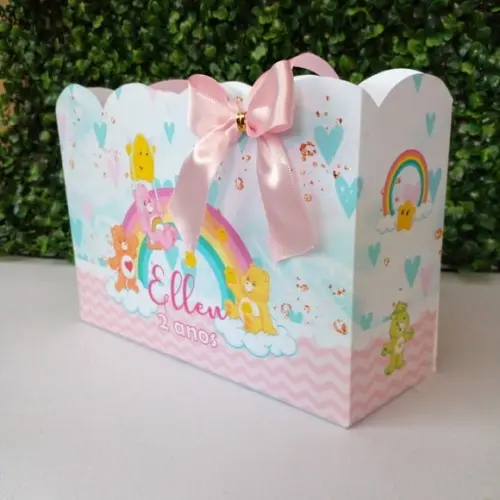 Sacolinha Personalizada Ursinhos Carinhosos