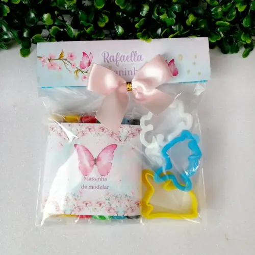 Kit Massinha de Modelar Tema Jardim das Borboletas