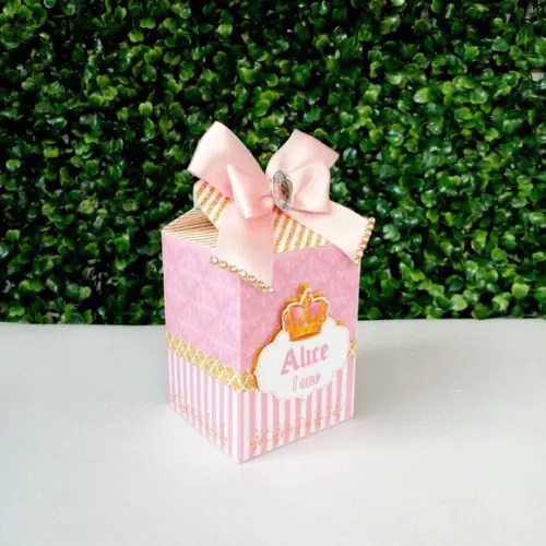 Caixa Milk Realeza Rosa Luxo