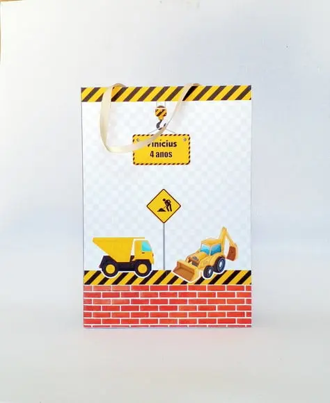 Sacolinha Personalizada Construção