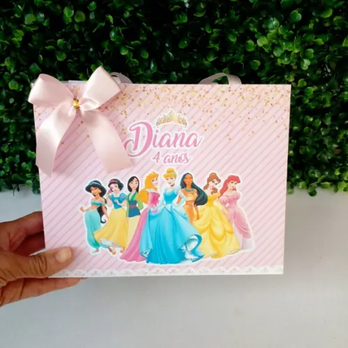 Sacolinha Personalizada Tema Princesas
