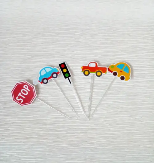 Topper para Docinhos Carrinhos