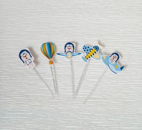Topper para Docinhos Urso Aviador