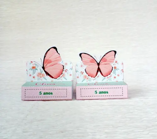 Porta Bis Duplo Jardim das Borboletas
