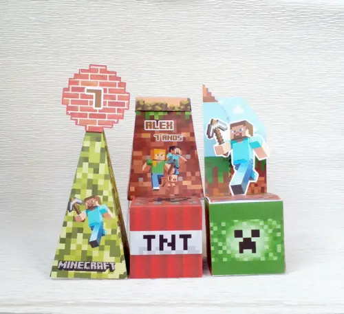 Kit Personalizado Minecraft 20 Peças