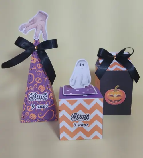Kit Festa Halloween 15 Caixas Personalizadas