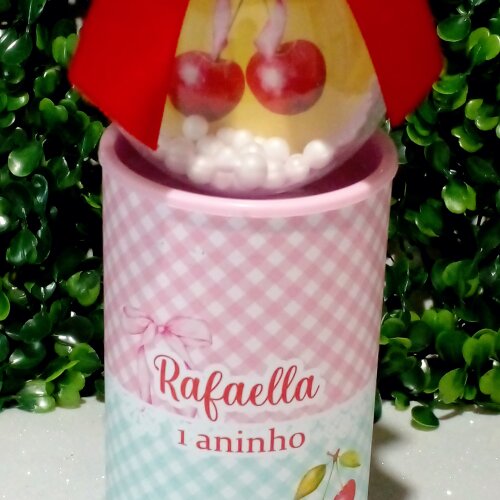Cofrinho Personalizado Cereja