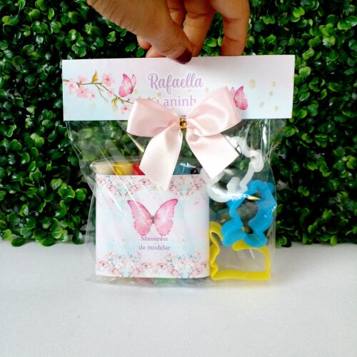 Kit Massinha de Modelar Tema Jardim das Borboletas