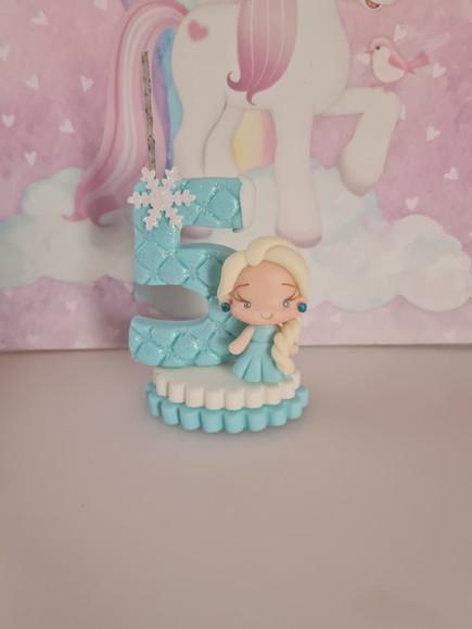 Topo Frozen em Biscuit