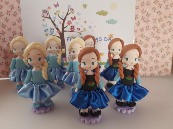 Aplique Frozen em Biscuit