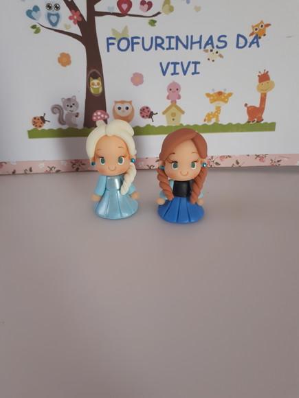 Aplique Frozen em Biscuit
