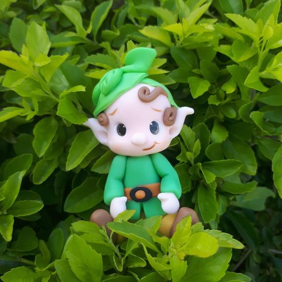 Aplique Duende em Biscuit