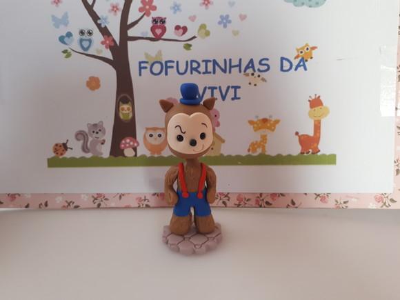 Aplique Chapeuzinho Vermelho em Biscuit