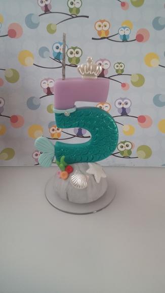 Vela Decorada Ariel