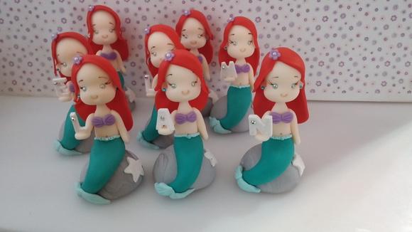 Aplique Ariel em Biscuit