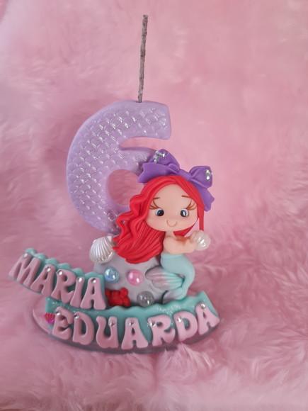 Vela Decorada Ariel