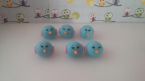 Passarinho em Biscuit