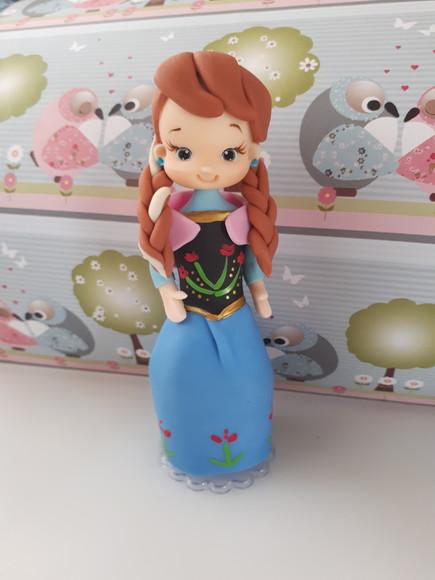 Bonecas Frozen em Biscuit