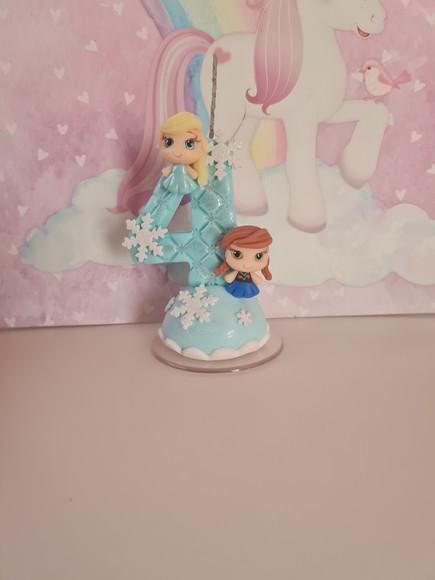 Topo Frozen em Biscuit
