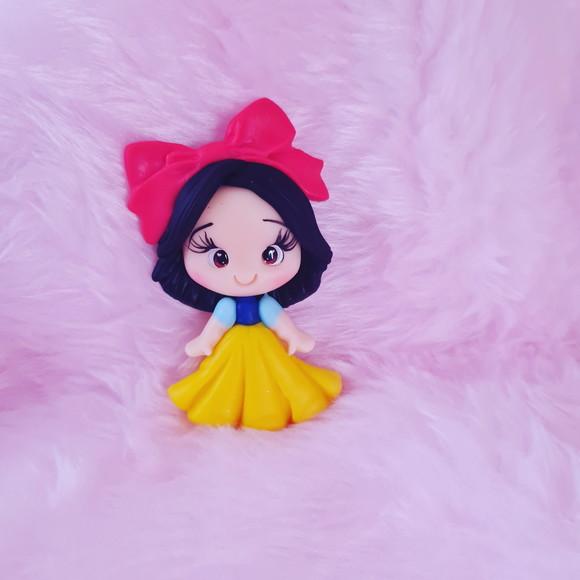 Aplique Branca de Neve em Biscuit