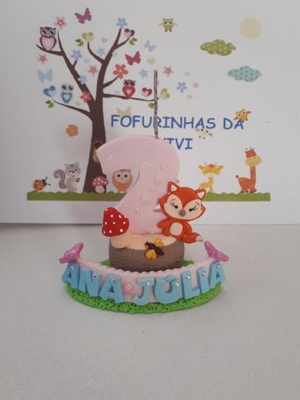 Vela Decorada Jardim Encantado