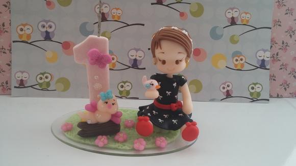Vela Decorada Jardim