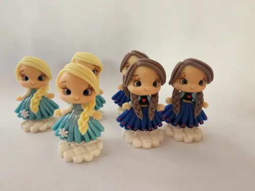 Aplique Frozen em Biscuit