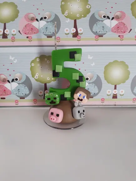 Vela Decorada Minecraft
