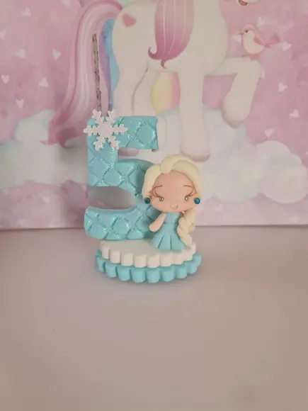 Topo Frozen em Biscuit