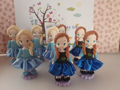 Aplique Frozen em Biscuit