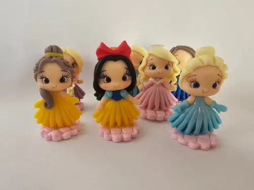 Aplique Priscesas em Biscuit