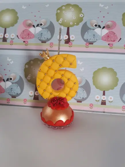 Vela Decorada Bela e a Fera