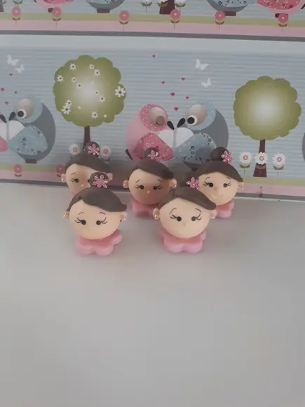 Aplique Bailarina em Biscuit