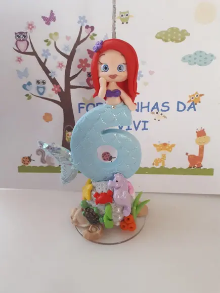 Vela Sereia em Biscuit