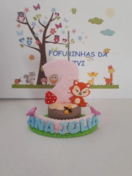 Vela Decorada Jardim Encantado