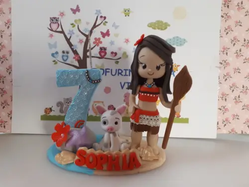 Topo de Bolo Moana