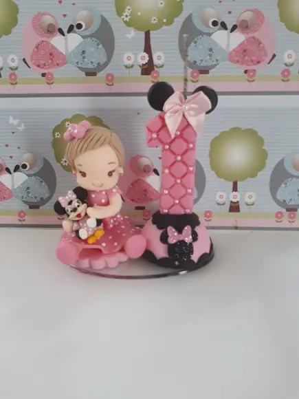 Vela Decorada Minnie
