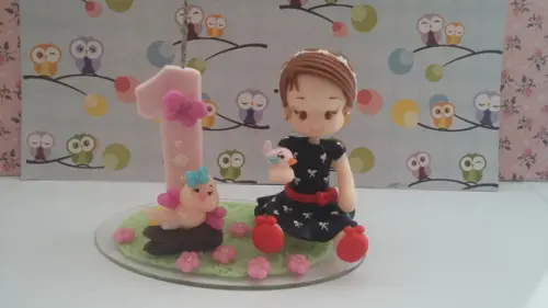 Vela Decorada Jardim