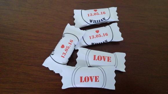 Balas Personalizadas para Casamento