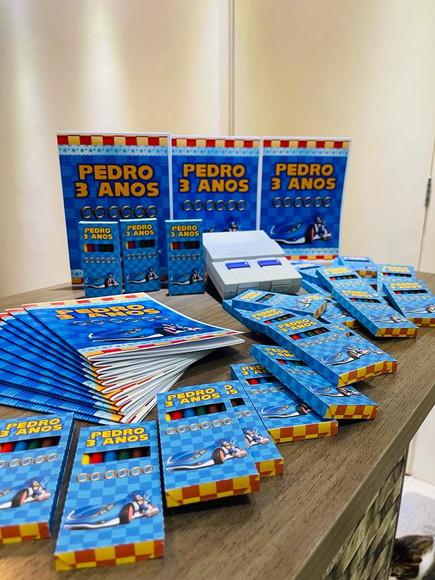 Revista de Colorir Sonic