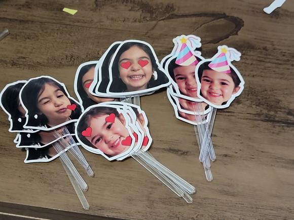 Topper Carinhas para Docinhos