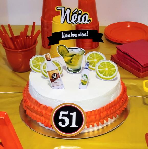 Topo de Bolo 51 Anos