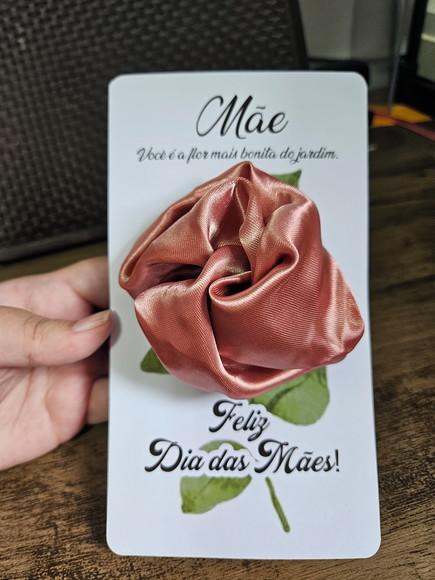 Lembrancinha Dia das Mães Touca de Cetim Cetim
