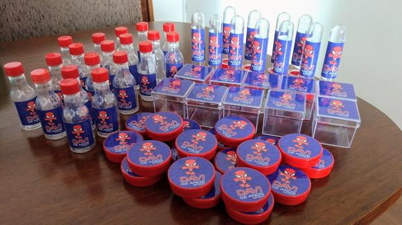Kit Homem Aranha - 80 Itens Personalizados