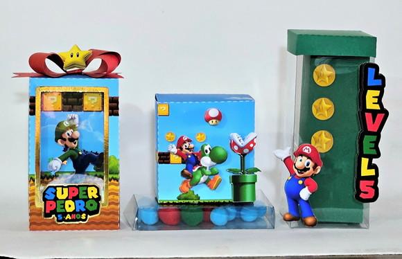 Kit de Personalizados Premium Mario Bross 30 Peças