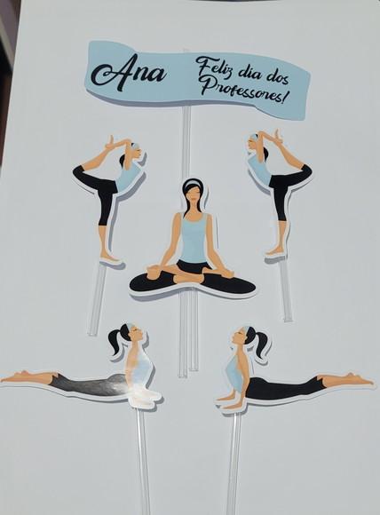 Topo de Bolo Yoga