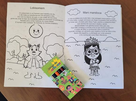 Kit Revista de Colorir Stitch