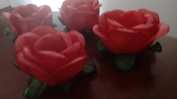 Forminha para Doces Rosa Vermelha